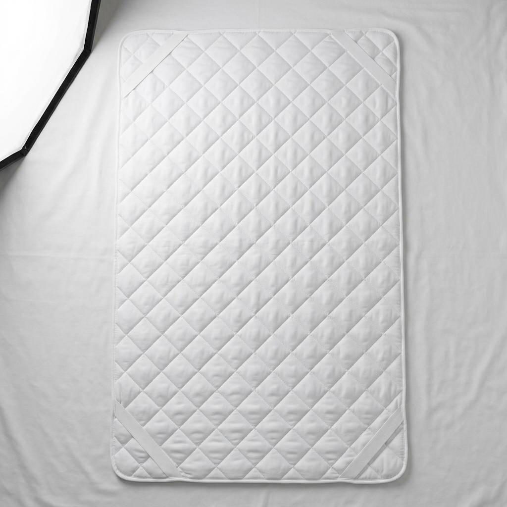 Наматрасник стеганый 120x200 на резинках NAMATRASNIKI-I-TOPPERY-PROTECTOR-120X200-QUILTED-CORNERS