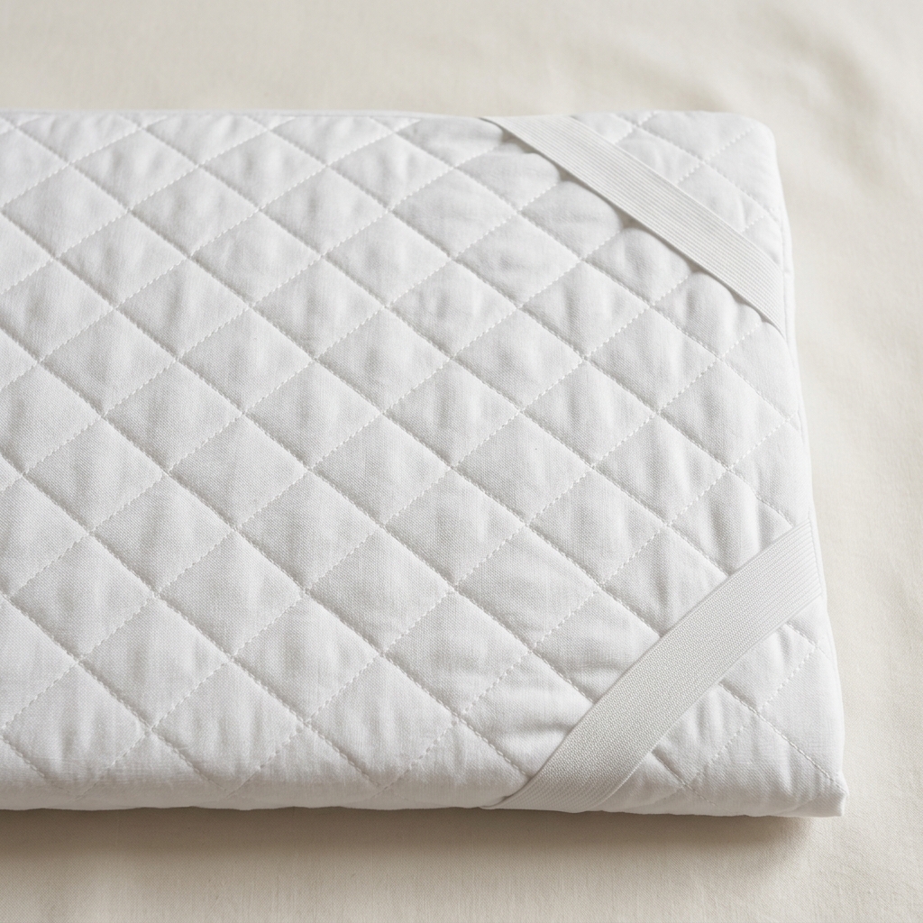 Наматрасник стеганый 140x200 на резинках NAMATRASNIKI-I-TOPPERY-PROTECTOR-140X200-QUILTED-CORNERS