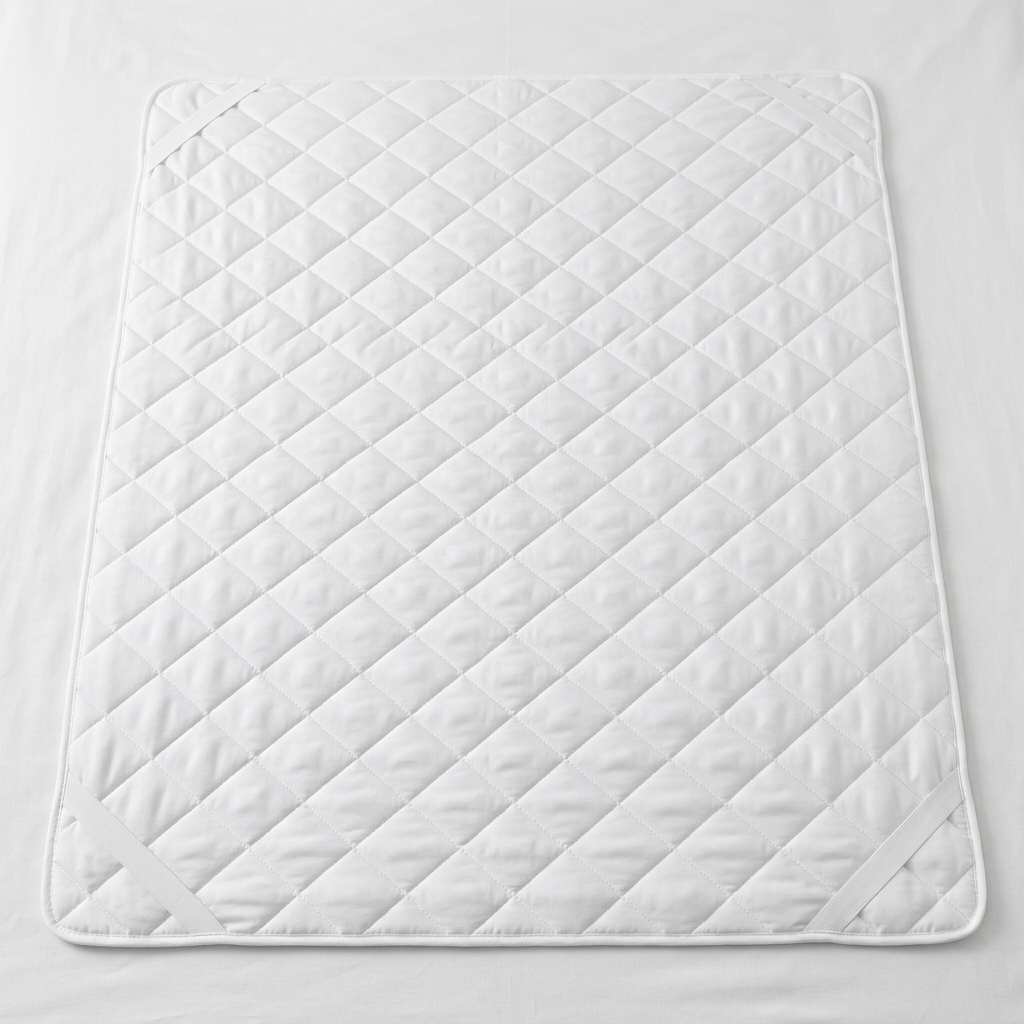 Наматрасник стеганый 160x200 на резинках NAMATRASNIKI-I-TOPPERY-PROTECTOR-160X200-QUILTED-CORNERS