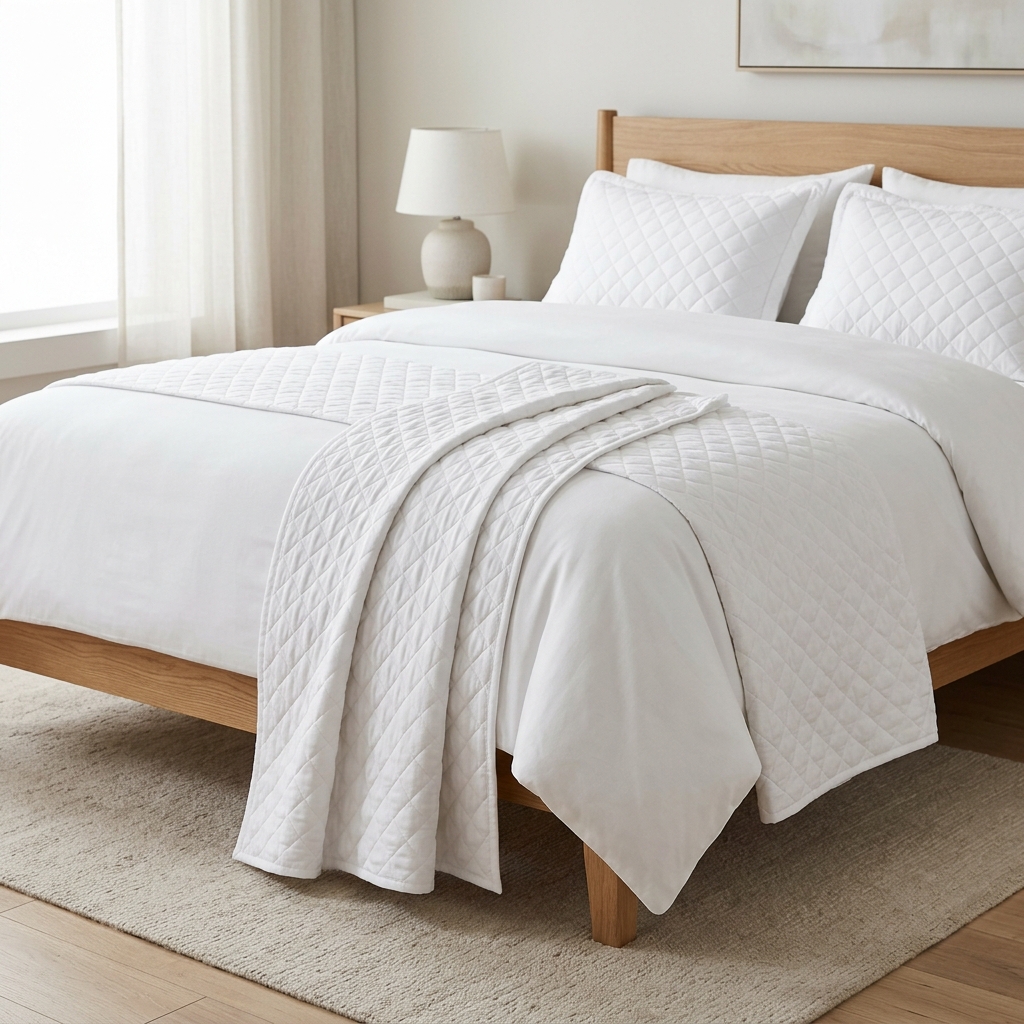 Bed runner plain bed runner 60x180